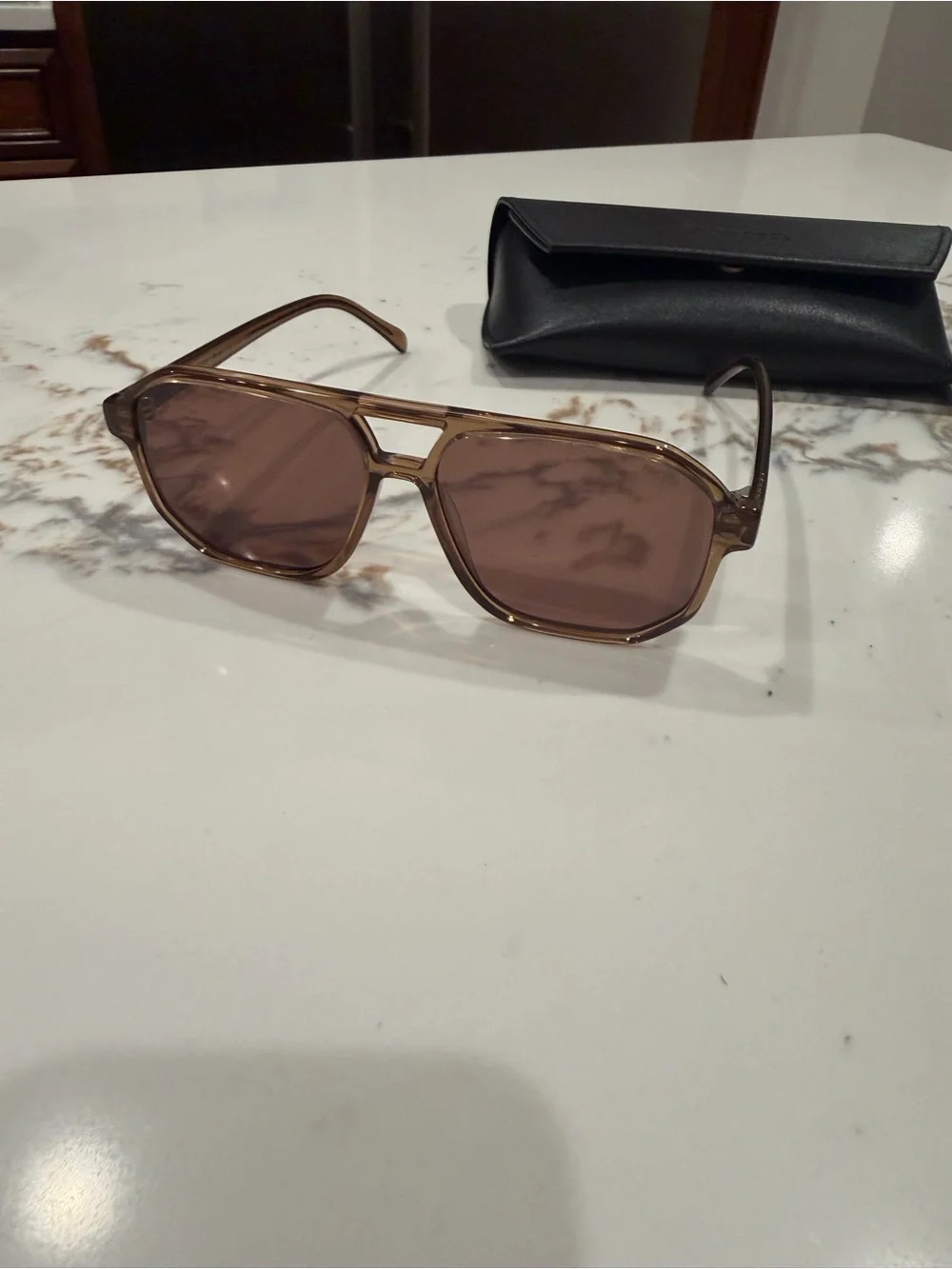 Freyrs Billie Women's Brown Frame Sunglasses with Brown Lenses
